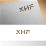 LOGO设计，XHF三个字母结合，女装行业